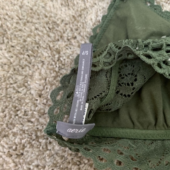 Aerie Green Racerback Bralette - Picture 4 of 4